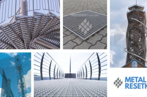 Stepenište od presovanih rešetki